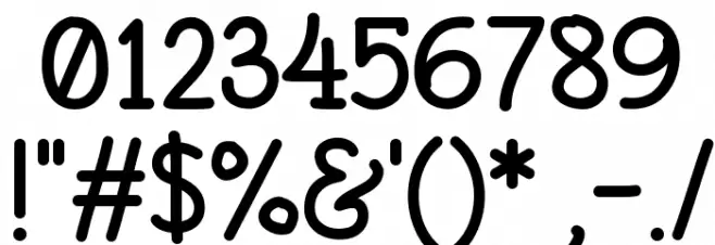 Fonesia Font OTHER CHARS