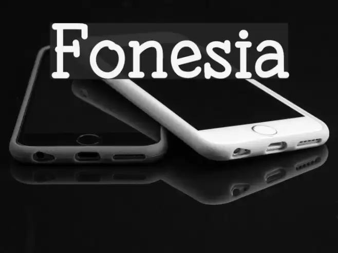Fonesia Font examples