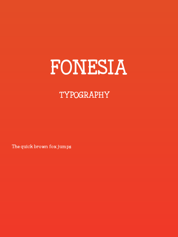 Fonesia Poster