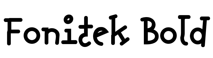 Fonitek Bold  Frei Schriftart Herunterladen