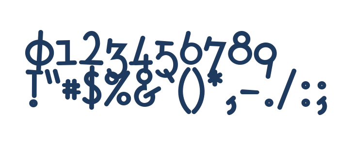 Fonitek Bold Other Characters