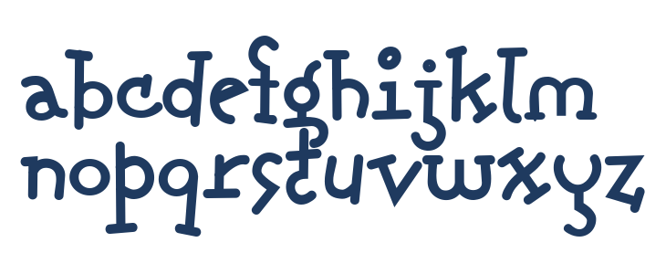 Fonitek Bold Lowercase