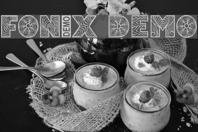 Fonix Demo Font examples