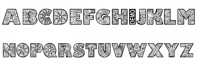 Fonix Demo 字体 小写