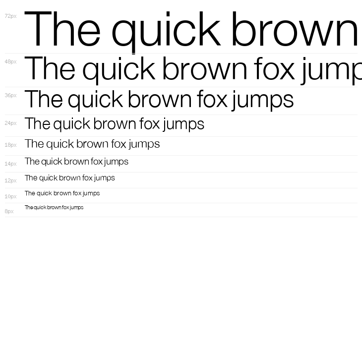 Font Aljazeera Color Waterfall