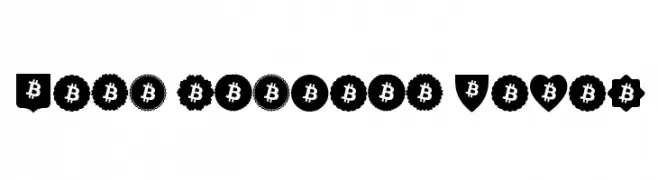 Font Bitcoin Color  baixar fontes gratis