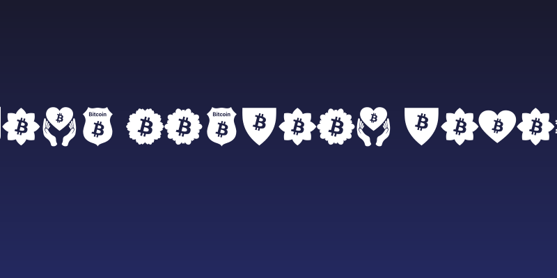 Font Bitcoin Color Social Header