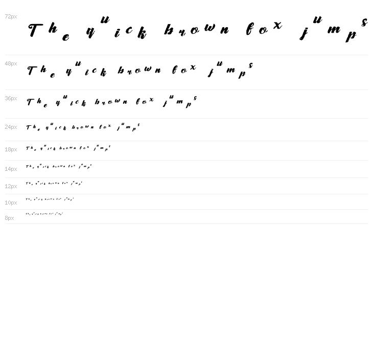 Font By Maxhomework Regular Waterfall