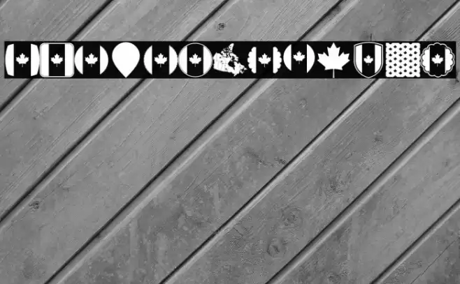 Font Canada Color Font examples