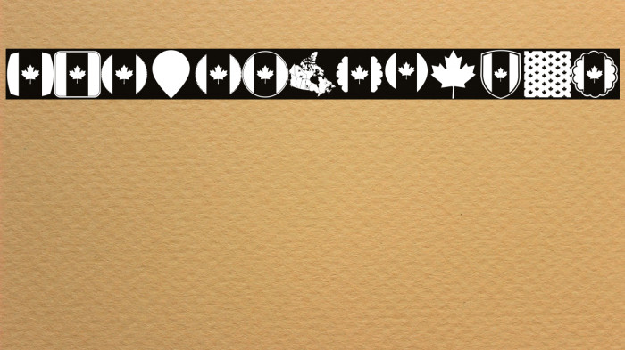 Font Canada Color Example 2