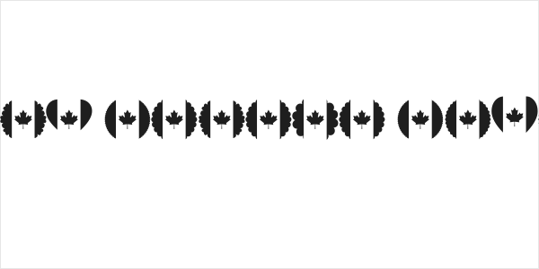 Font Canada Color Logo