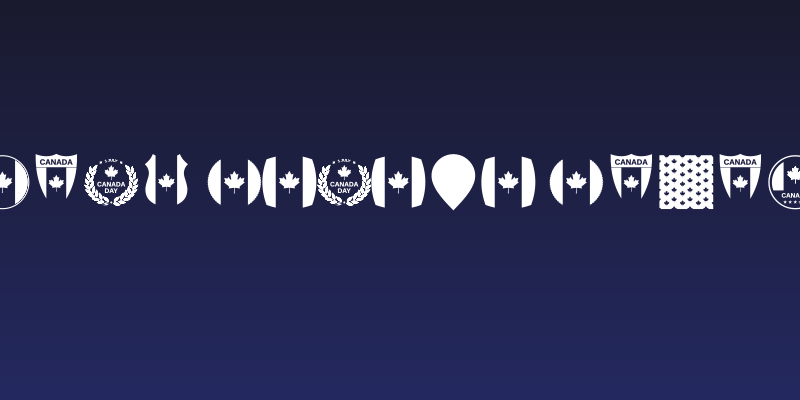 Font Canada Color Social Header