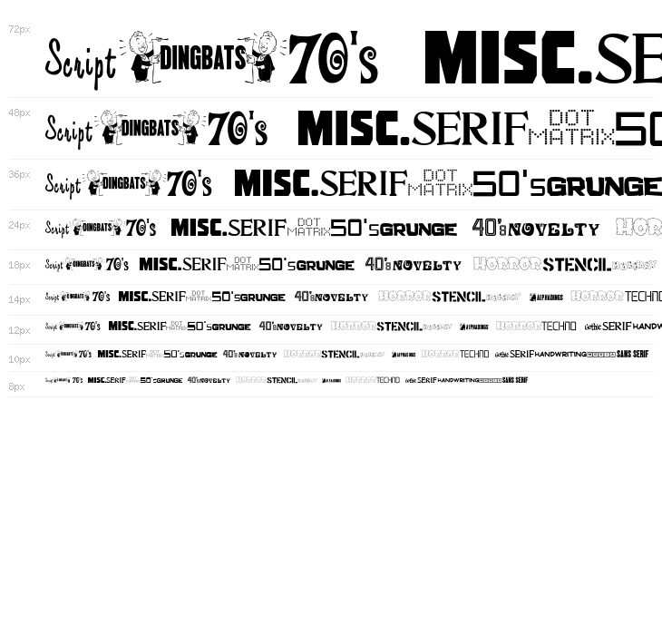 Font Collecting JL Waterfall