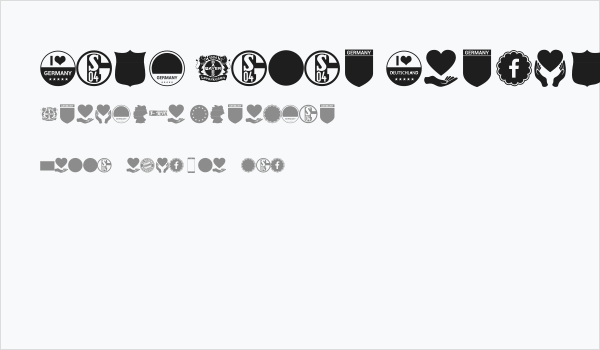 Font Color Germany Business Card