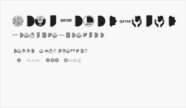 Font Color Qatar Business Card