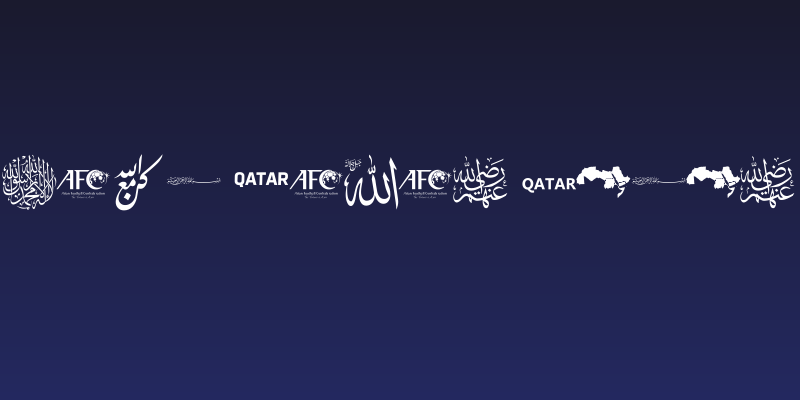 Font Color Qatar Social Header