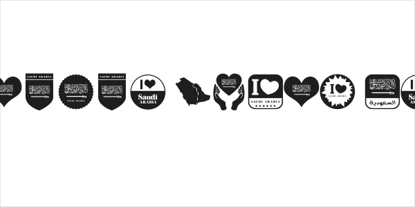 Font Color Saudi Arabia Logo