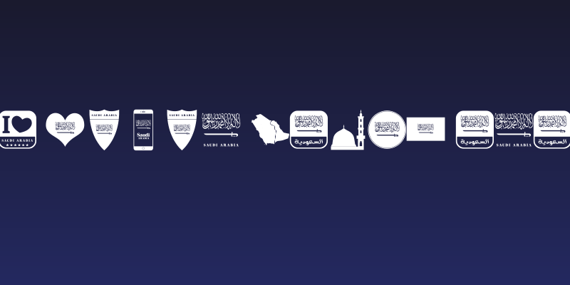 Font Color Saudi Arabia Social Header