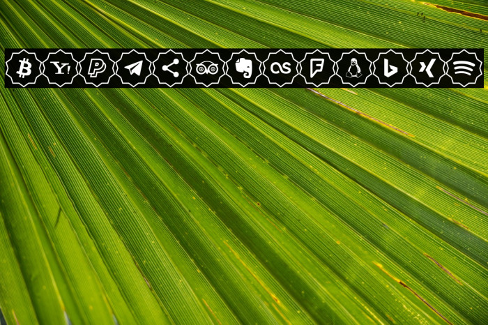 Font Color icon Font examples