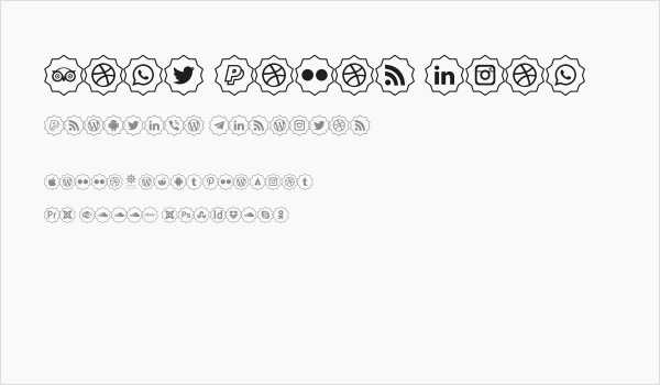 Font Color icon Business Card