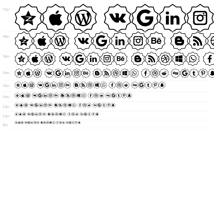 Font Color icon Waterfall