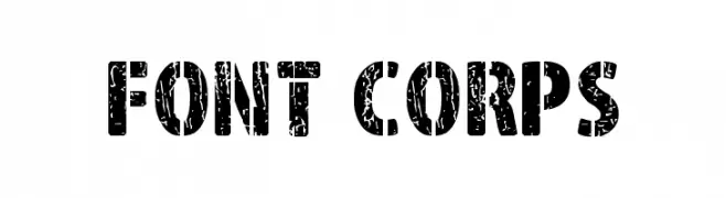 Font Corps  Frei Schriftart Herunterladen