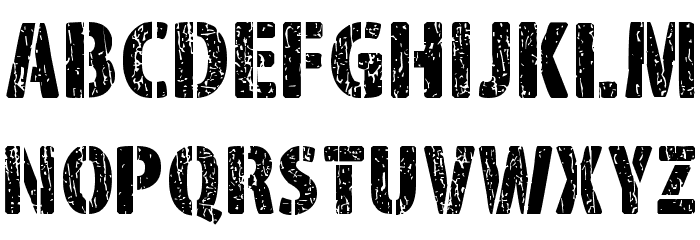 Font Corps Font LOWERCASE