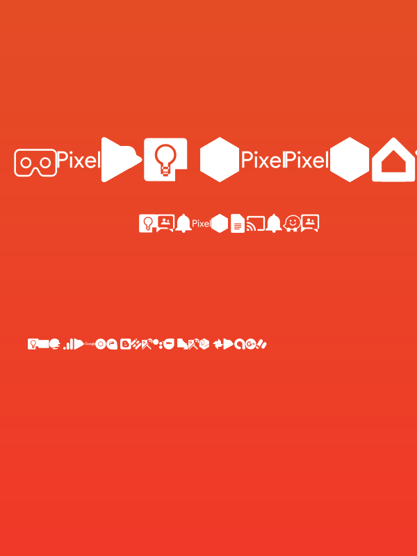 Font Google Color Poster