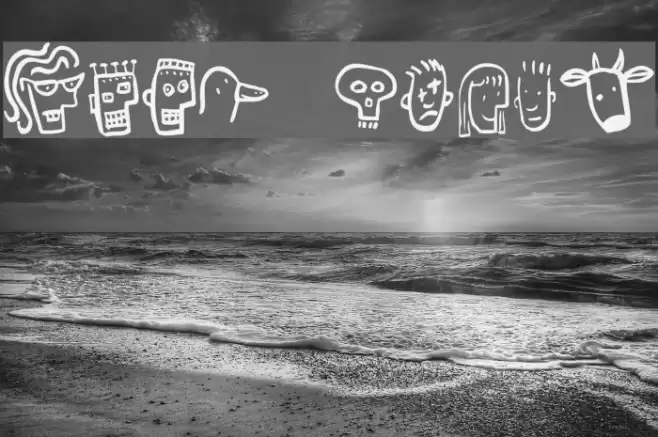 Font Heads Font examples