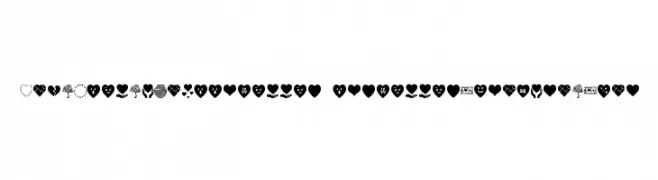 Font Hearts Love el harrak © el-harrak.blogspot.com  font caratteri gratis