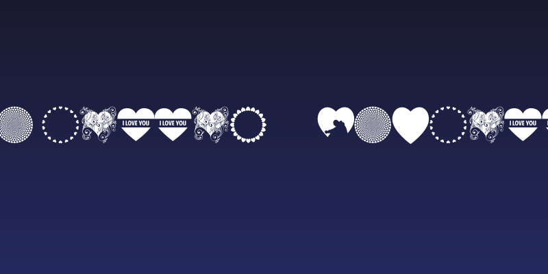 Font Hearts Love el harrak © el-harrak.blogspot.com Social Header