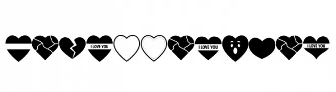 Font I Love You  font caratteri gratis