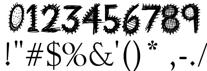 Font Insane Font OTHER CHARS