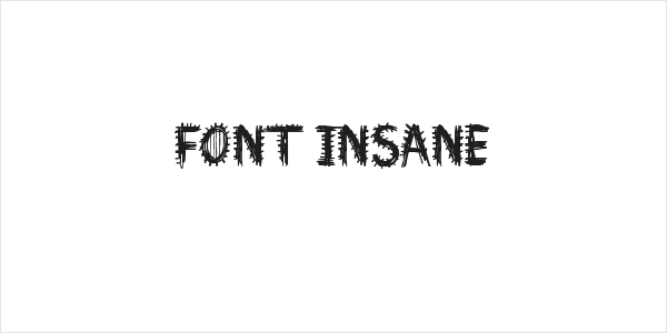 Font Insane Logo