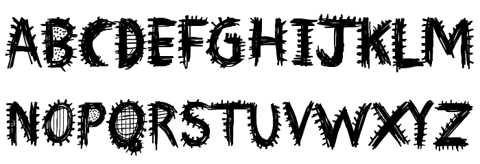 Font Insane Font LOWERCASE