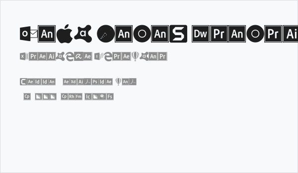 Font Logos Programs Business Card