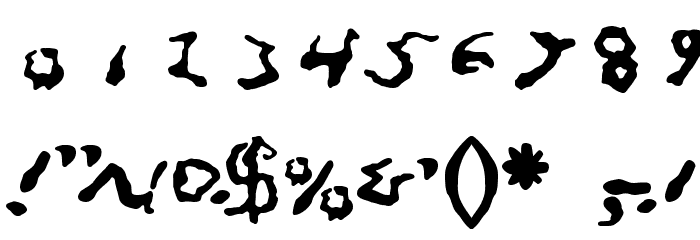 Font-On-A-Grain Font OTHER CHARS