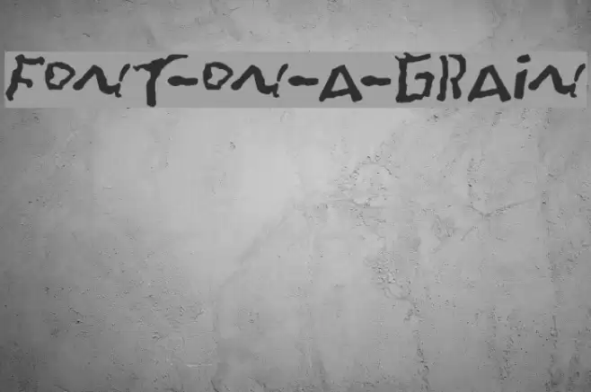 Font-On-A-Grain Шрифта examples