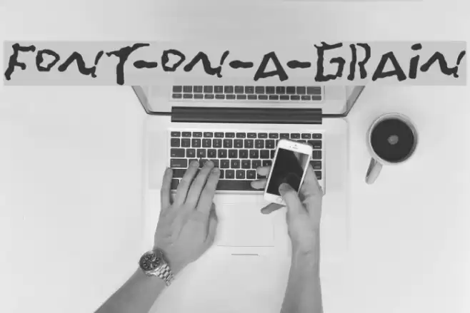 Font-On-A-Grain Шрифта examples