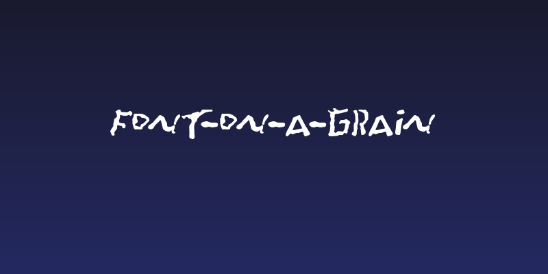 Font-On-A-Grain Social Header
