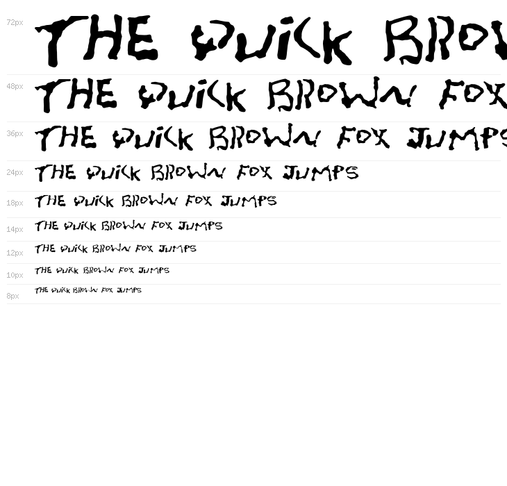 Font-On-A-Grain Waterfall