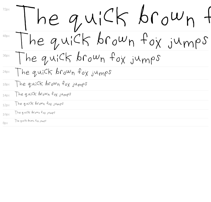 Font Regular Waterfall