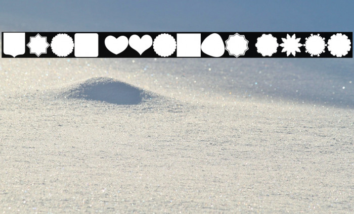 Font Shapes 2019 Example 1