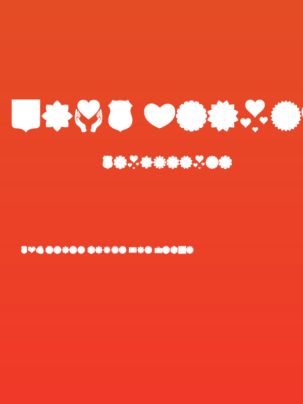 Font Shapes 2019 Poster