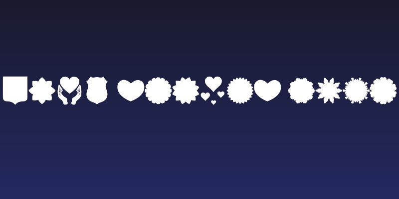 Font Shapes 2019 Social Header