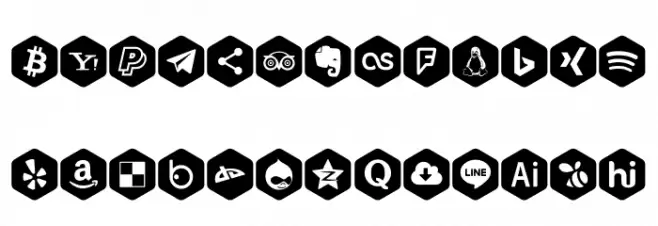 Font Social Color Pro Polices MAJUSCULES