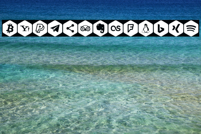 Font Social Color Pro Font examples