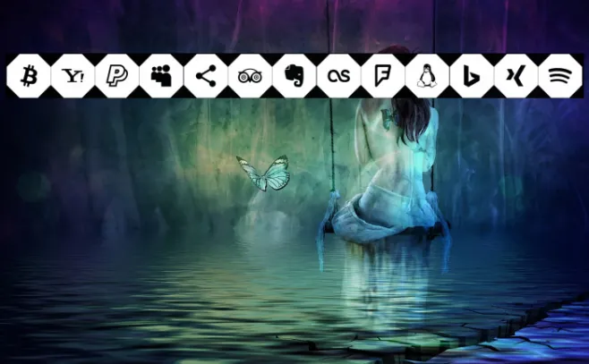 Font Social Media Color 2019 Example 2