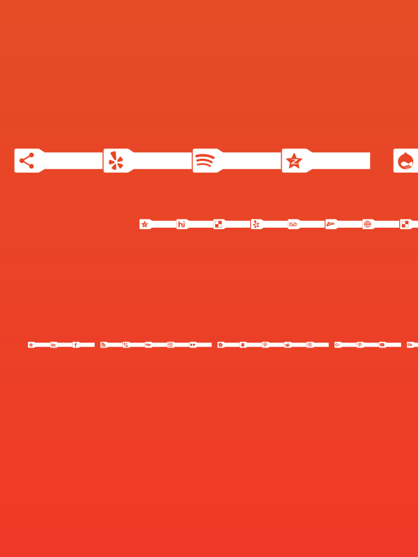 Font Social Pro Poster