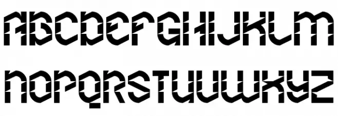 Font black friday Regular 字体 大写